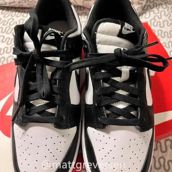 Nike dunk low black and white - Picture 2 of 8